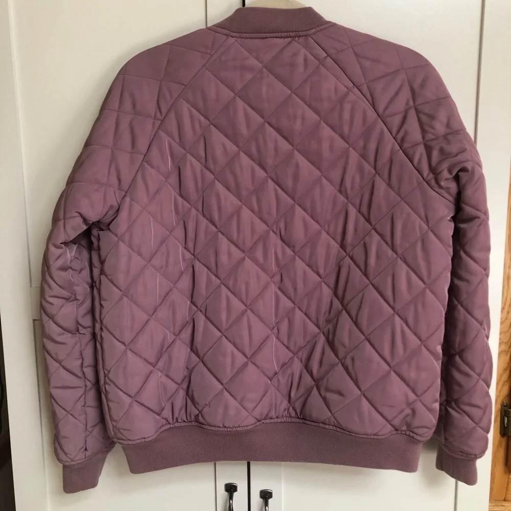 Forever 21 Quilted Jacket, Dusty Rose EUC - Picture 11 of 13